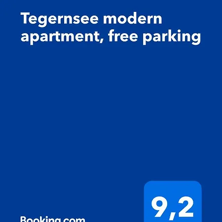 Apartman Modern Apartment, Free Parking Tegernsee